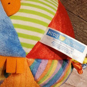 Kids Preferred Plush Rattle Ball for Baby Colorful Soft Toy Sensory Bundle